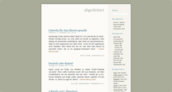 Desktop Screenshot of abgedichtet.org